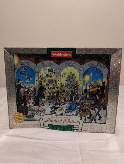 Waddingtons Limited Edition super deluxe Collectible 1000 pc Double Sided Jigsaw Puzzle