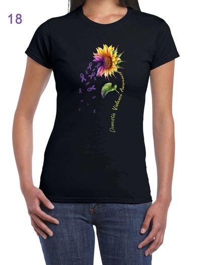 Domestic Violence Awareness T-Shirt Woman