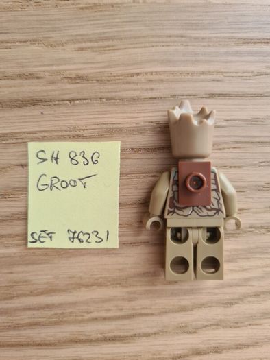 lego sh0836 teen groot, set 76231