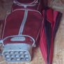 Golf bags and some golf clubs Image 4