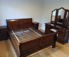 King size sleigh bed set