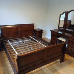 King size sleigh bed set