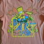 Age 9-10 Orange Bart Simpson Teeshirt Image 2