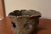 pottery candle holder