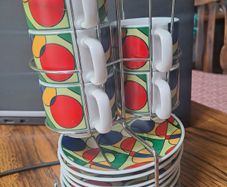 Espresso cups and saucers