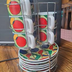 Espresso cups and saucers