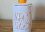 Rae Dunn Halloween candle - Harvest - TKMaxx - never used
