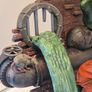 killer croc statue 3d printed and custom painted Image 8