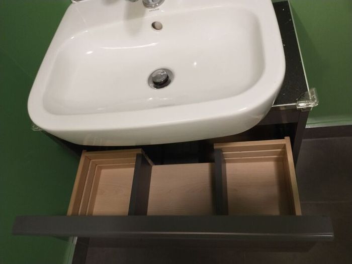 Vanity Unit (IKEA Godmorgen) with Quartz Top (Basin Included)