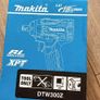 Makita DTW300Z 18V Brushless Impact Wrench + Battery & Charger Image 6