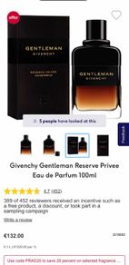 GIVENcHY Gentleman Reserve Privee 100ml parfum for him