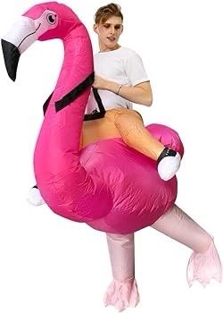 SEASONAL SALE Flamingo Costume Inflatable Costume Adult Inflatable Halloween Costumes Fancy Dress for Adult