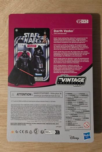 Star Wars Darth Vader 3.75 " Scale (Unpunctured) New & Unopened