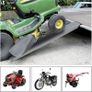 Loading Ramps, Set of 2 Heavy Duty Steel Ramps, for Van, Lawnmower, ATV, Quad Motorcycle, Capacity 400 kg, 160 x 23 x 5 cm Image 5