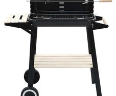 Charcoal BBQ Stand with Wheels