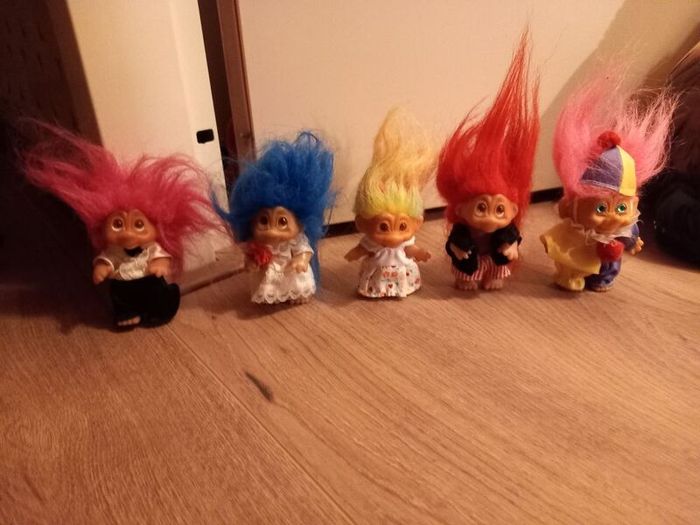 Vintage Dam Trolls from 1985