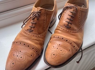 Mens Marks and Spencer Sartorial brogues size 8