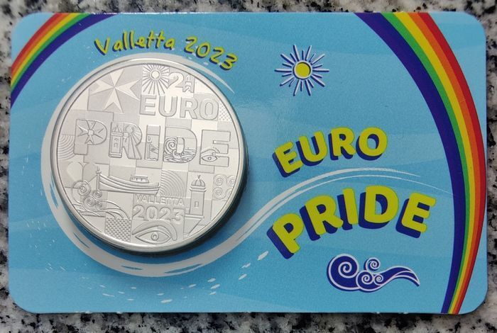 Malta 2.5 Euro Brilliant Uncirculated Coin 2023 - EuroPride 2023