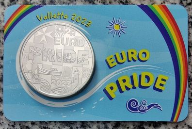 Malta 2.5 Euro Brilliant Uncirculated Coin 2023 - EuroPride 2023