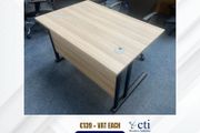 20 X Ex-Corporate 1200mm Office Desks - Urban Oak