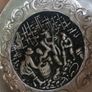 Vintage French Silver Plated Wine Tasting Cup Sommelier Tastevin Image 2
