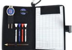 Golf Leather Organiser - Black