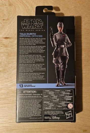 Star Wars Tala Durith Imperial Officer 6" Scale Black Series New & Unopened