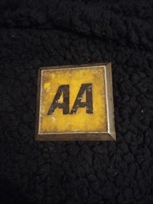 Vintage AA Car Badge