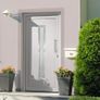 Front Door White 98x200 cm Image 9