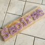 Saoirse Name Sign Plaque Oak Wood Image 2