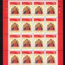 2005 Ireland Christmas Commemorative Stamp Sheetlet Plate 1A1A1A1A Mint Never Hinged (MNH). Image 4