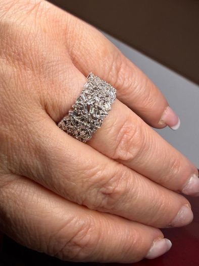 Diamond Lab-Grown Diamond Firecracker Statement Ring