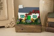 Handcrafted tiny wooden cottage