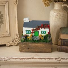 Handcrafted tiny wooden cottage