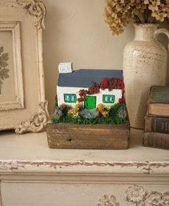 Handcrafted tiny wooden cottage