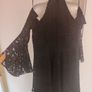 BNWT by Very black lace cold shoulder skater dress size UK12 EU40 Postage included Image 7