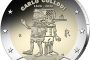 Italy 2 Euro Commemorative Coin 2026 - 200th Birthday of Carlo Collodi - Pinocchio. Uncirculated.