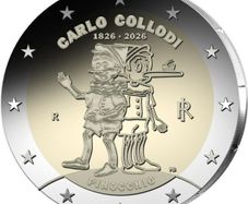 Italy 2 Euro Commemorative Coin 2026 - 200th Birthday of Carlo Collodi - Pinocchio. Uncirculated.