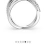 NEW Swarovski Ring Rhodium Plated Zirconia Image 6