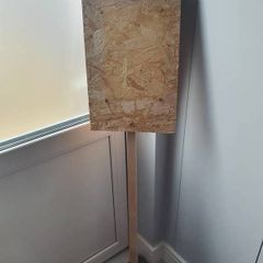 Planning permission wooden sign