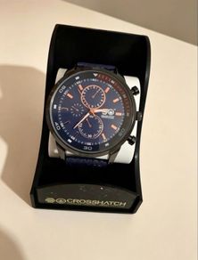 Crosshatch Chronograph Watch