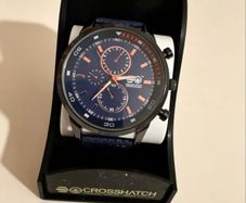 Crosshatch Chronograph Watch