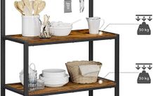 Industrial design kitchen shelf stand - Free Delivery Nationwide