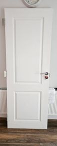 White 4 Panel Internal Door with Handles and Hinges