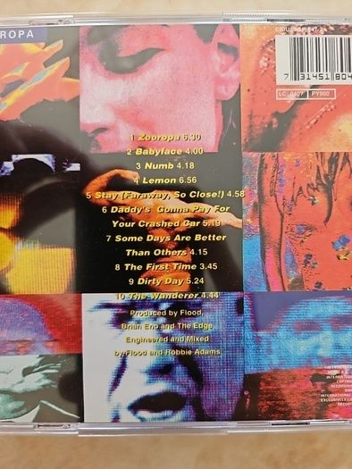 U2  CD  - Zooropa
