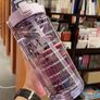 Large 2ltr Sports Water Bottle With Straw Image 3
