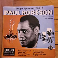 Paul Robeson Negro Spirituals Vol 3 7 inch EP on Philips NBE 11106