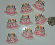 Birthday Cake Cabochon