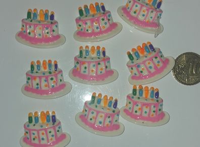 Birthday Cake Cabochon