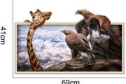 3D Removable Giraffe Owl Coast Wall Sticker Art Vinyl Decal Home Room Decor